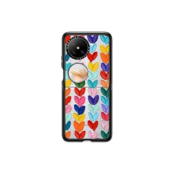 CASETIFY PC+TPU Material Color Heart Phone Cases Compatibility With HUAWEI Pocket 2