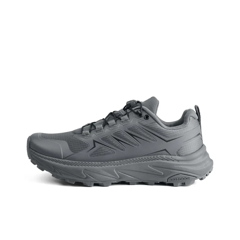 FFREE SOLDIER Cushioned Slip Resistant Coverage Low Top Trail Running Running Shoes Men's-4