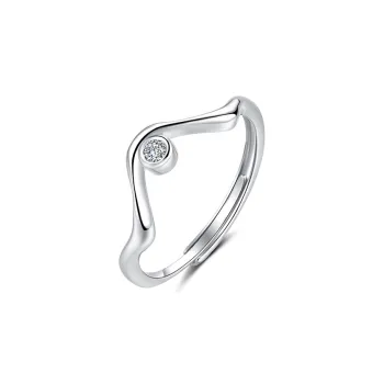 TIANTI Synthetic Cubic Zirconia S 925 Sterling Silver Rings Women's