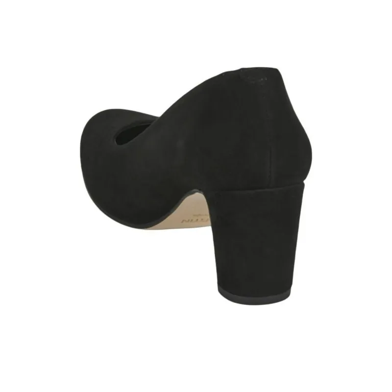 JB MARTIN VERITEA Chunky Heel High Heels 7cm Women's Black-4