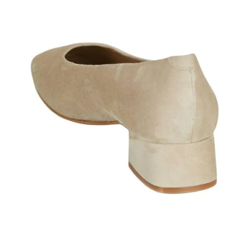 JB MARTIN CATEL Block Heel High Heels Women's White-4