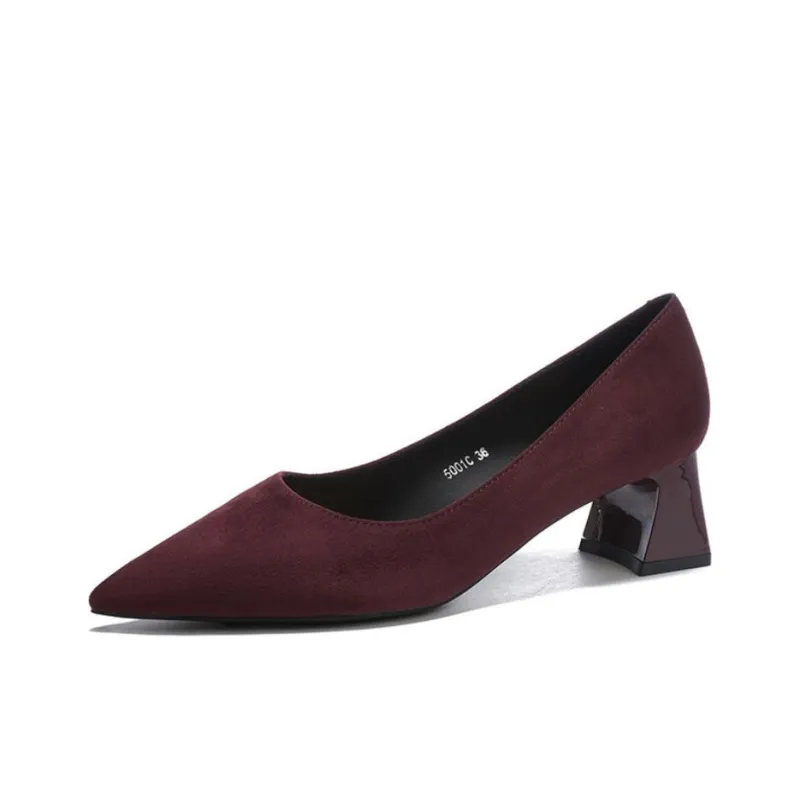 Than Than Me Chunky Heel High Heels Women's-8
