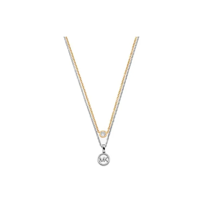 MICHAEL KORS Double Layered Necklace And Stud Earrings Gift Set-1