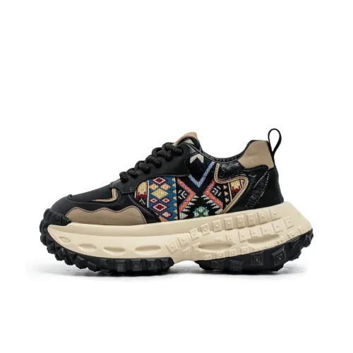 PNKE Anti Slip And Wear Resistant Height Increasing Low Top Chunky Sneakers Men's