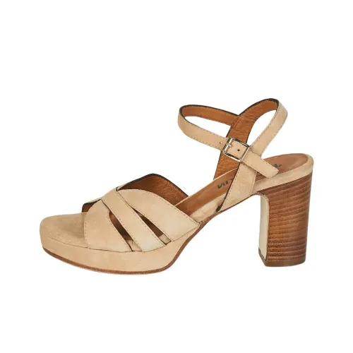 JB MARTIN MINA Strap Sandals 9cm Women's Beige