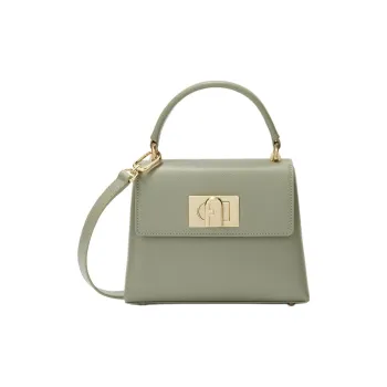 Furla 1927 Collection Leather One Shoulder Handbags Mini Women's Green