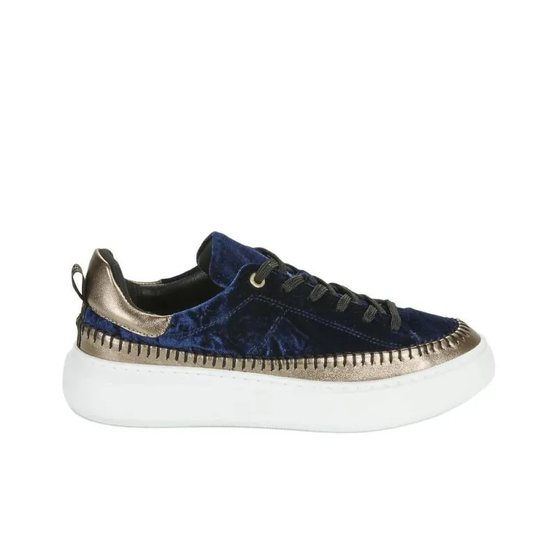 JB MARTIN Low Top Skateboard Shoes Women's Blue-1