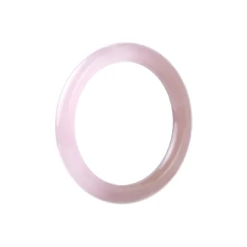 Clear Snow Chalcedony Bangles Unisex