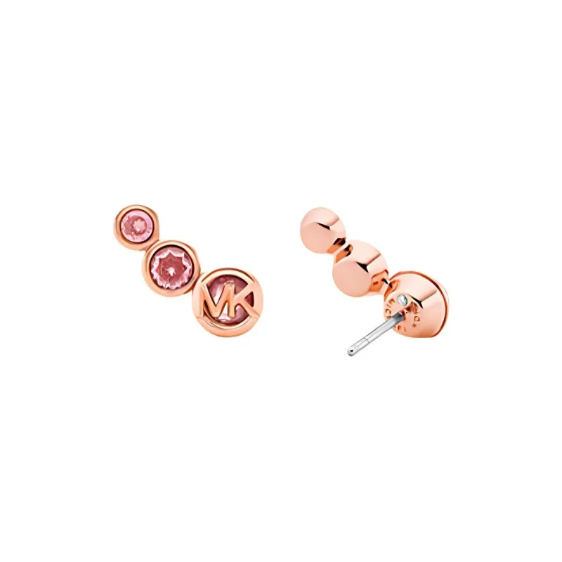 MICHAEL KORS Bezel Cubic Zirconia Crawler Earrings-0