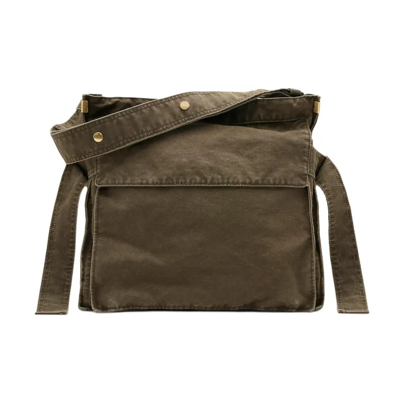 Burberry Trench Cotton Tote Bag, Shopping Bag, Crossbody Bag, Shoulder Bag Medium Size Men's Khaki-2