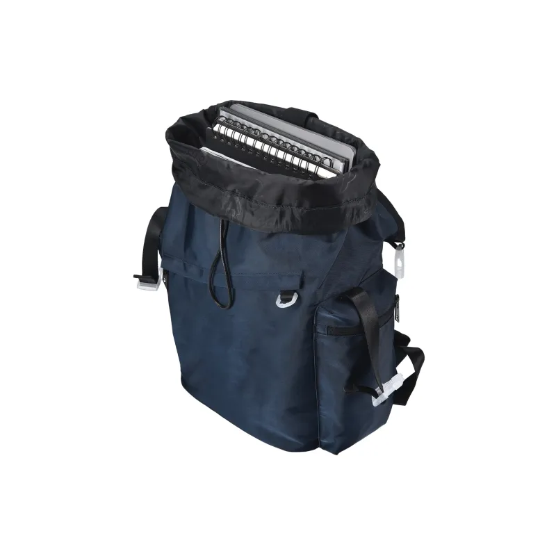TURN UP Polyester Backpack Regular Unisex Blue-3
