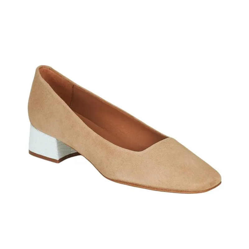 JB MARTIN TONIQUE Block Heel High Heels 4cm Women's Beige-2