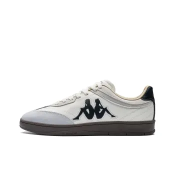 Kappa Tifo Back to Back Anti Slip Wear Resistant Low Top Skateboard Shoes Unisex White Black