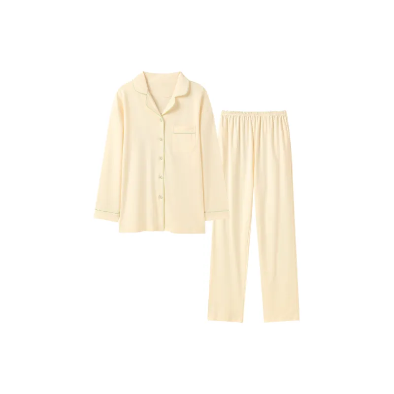 Shivs Pajama Set Women's Beige Apricot-0