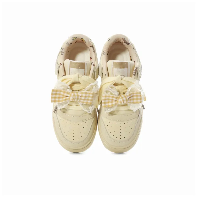 ABCIO Slip Resistant Waterproof Cushioning Height Increasing Low Top Skateboard Shoes Women's-9