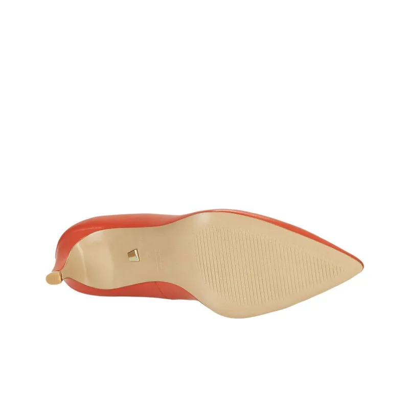 JB MARTIN Elsa Slim Heel High Heels 7cm Women's Orange-6