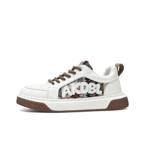 AOKANG Air Force One Series Skateboard Shoes Unisex Low Top Mocha, Denim Blue