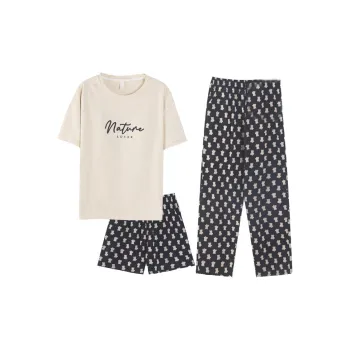 Maultiay Pajama Set Women's Apricot