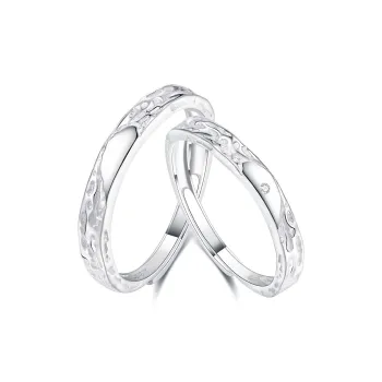LAOYINFANG 999 Fine Silver Full Silver Ring Unisex