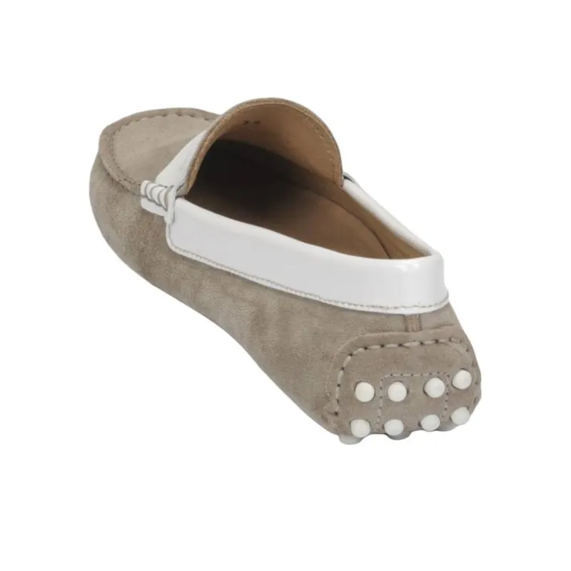 JB MARTIN Tabata Gommino Loafers Women's Gray-5