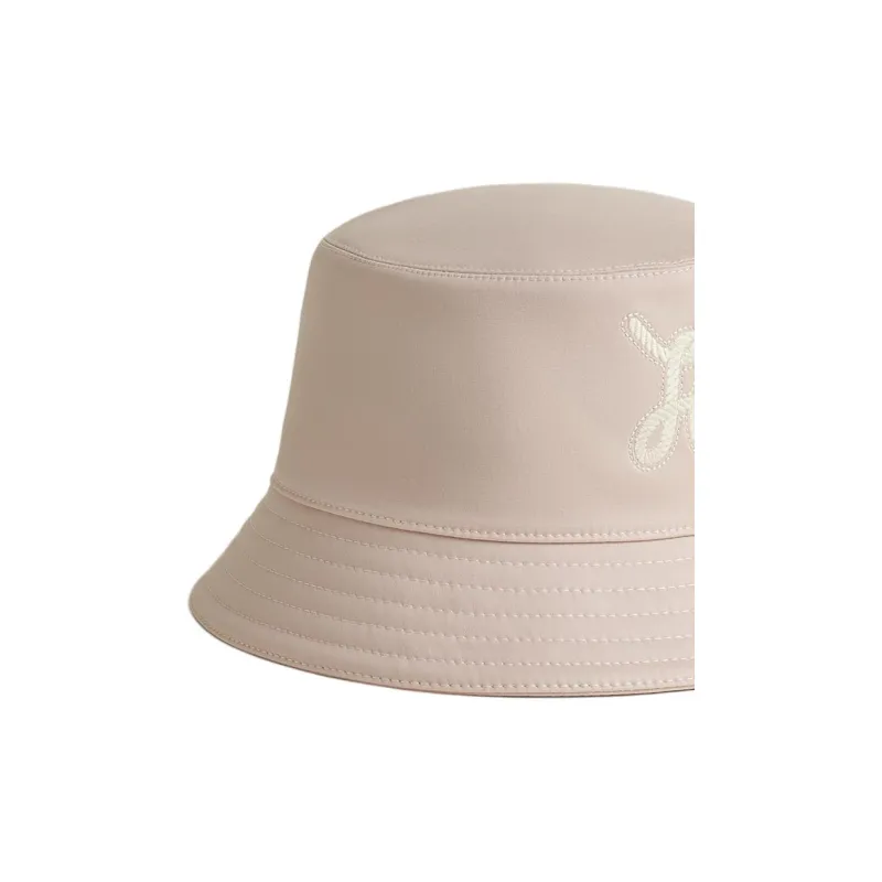 HERMES Twill Bucket Hats Women's Pink-1