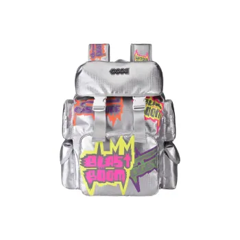 COEXISTENCE Polyester Traveling Essentials For Students Backpack Large Size Unisex Gray