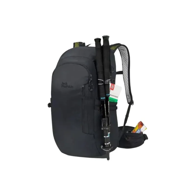 Jack Wolfskin Polyamide Outdoor Mountaineering Bag Backpack Unisex Dark Gray-2