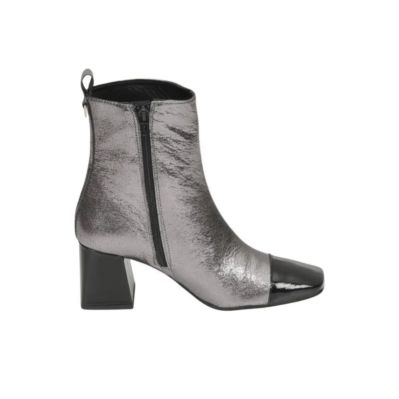 JB MARTIN Vanessa Ankle Boots 7cm Women's Silver-1