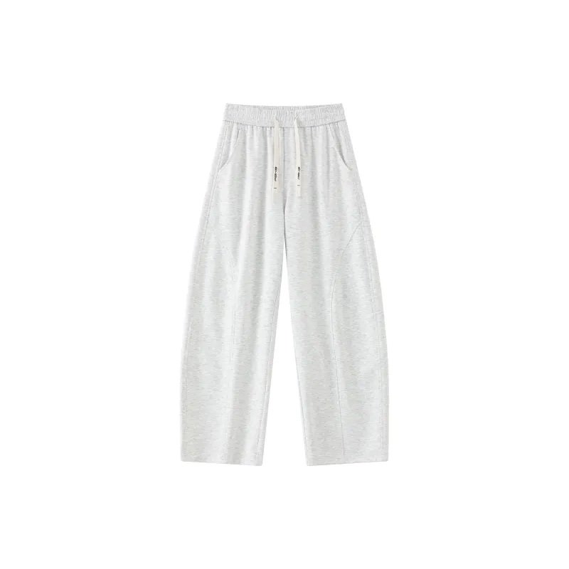 P8H9 Casual Pants Unisex Heather Gray-8