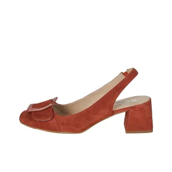 JB MARTIN Block Heel High Heels 6cm Women's Red