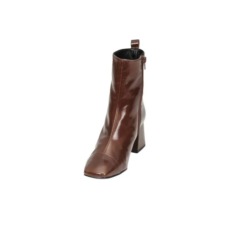 JB MARTIN Vanessa Ankle Boots 7cm Women's Brown-4