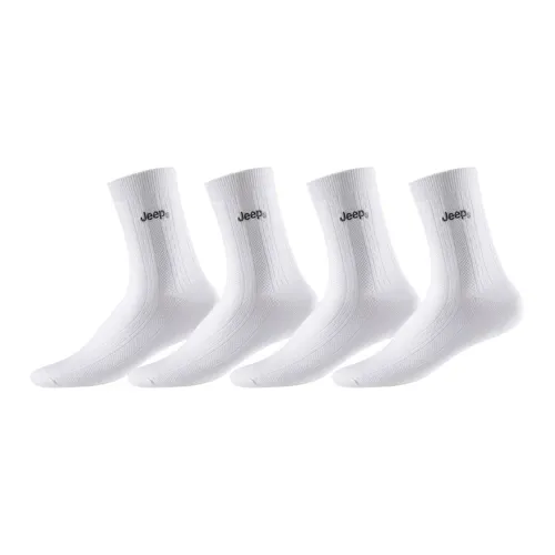 Jeep Mid Calf Socks Men's 4 Pack