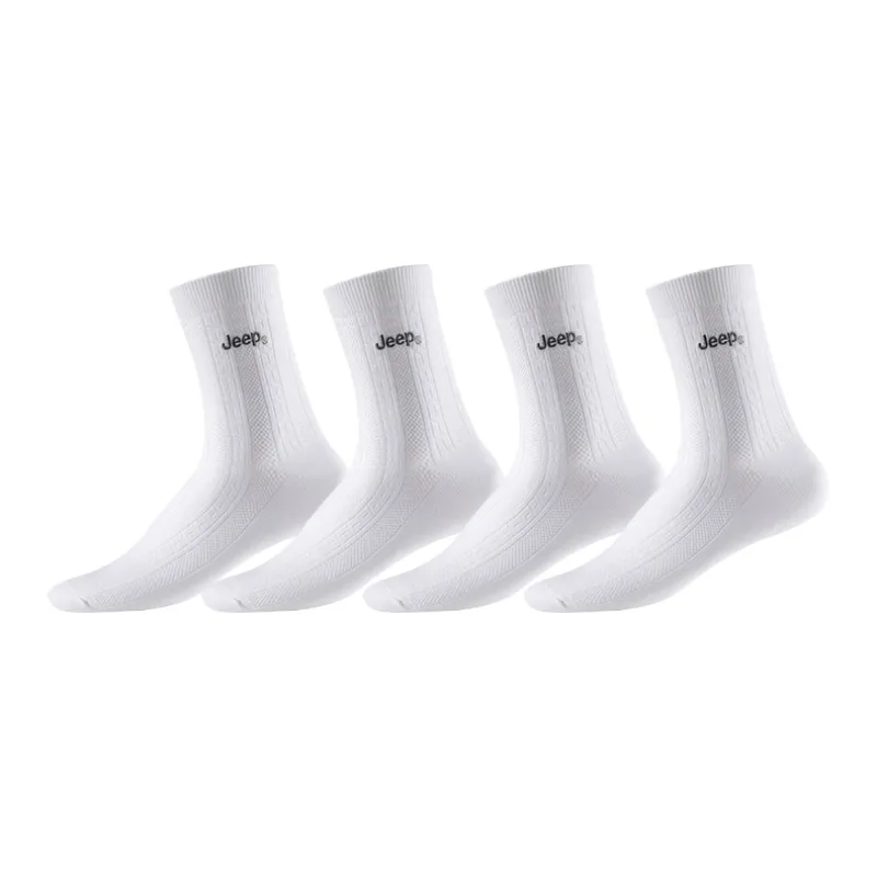 Jeep Mid-Calf Socks Men's 4 Pack-0