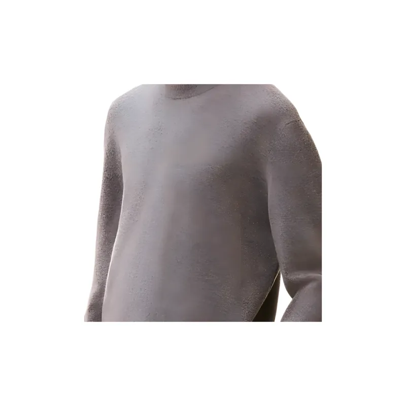 HERMES Cashmere Sweater Men's Light Gray-3