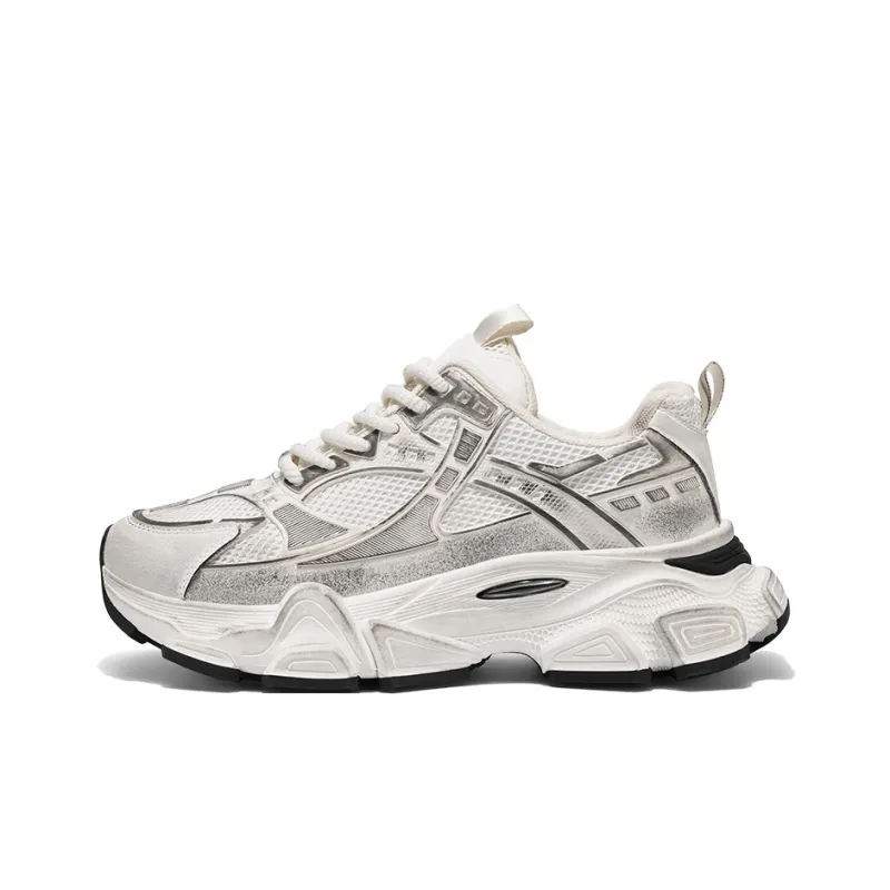 NANJIREN Cushioning Anti Slip And Wear Resistant Height Increasing Low Top Chunky Sneakers Men's-4