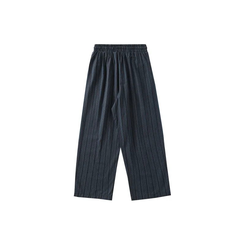KM Casual Pants Unisex Black Blue-1