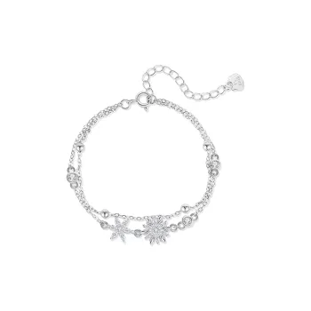YINCHIE 999 Fine Silver Bracelets Women's