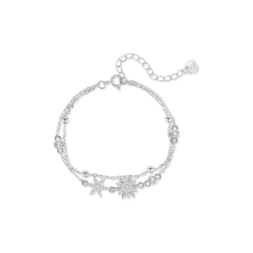 YINCHIE 999 Fine Silver Bracelets Women's