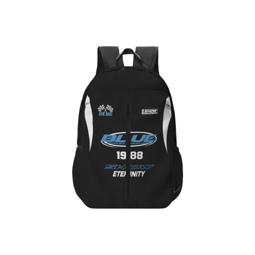 SRRW Polyester Student Backpack Regular Unisex Black