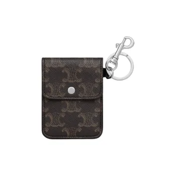 CELINE Canvas Card Holder Men's Black