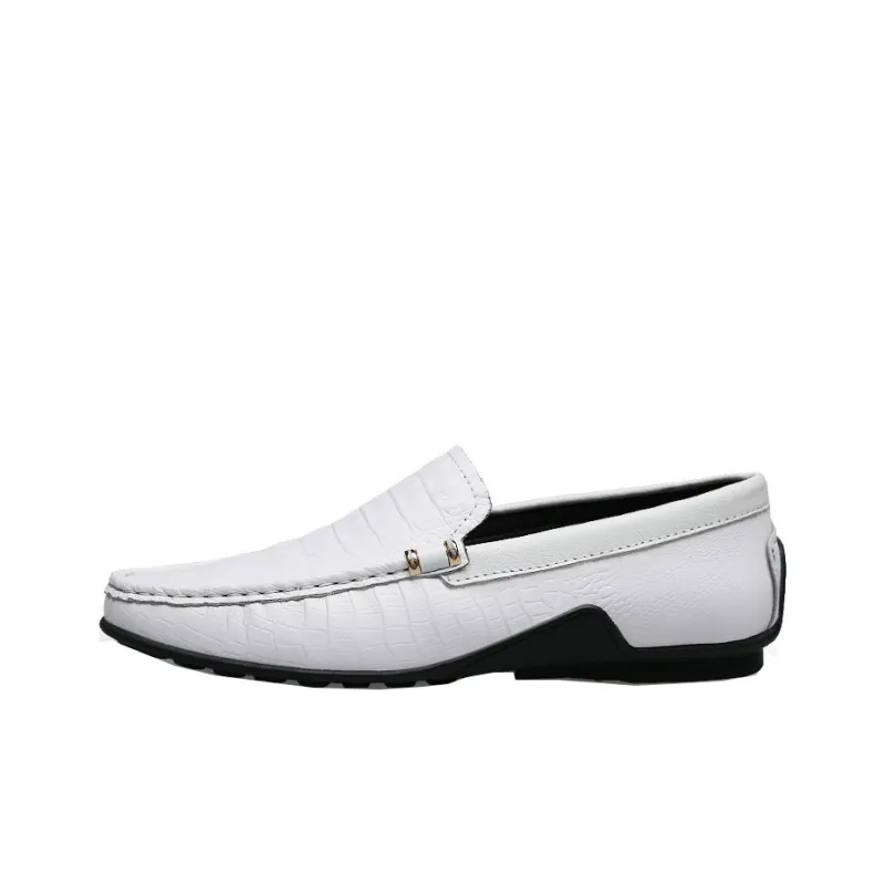 CKVUSAMG Gommino Loafers Unisex Black/White/Brown-0