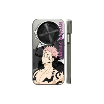 MANQIN Trendy Creative Sukuna Phone Case Impact Resistant Protective Case Compatible With Macadamia 30 Cartoon Trend