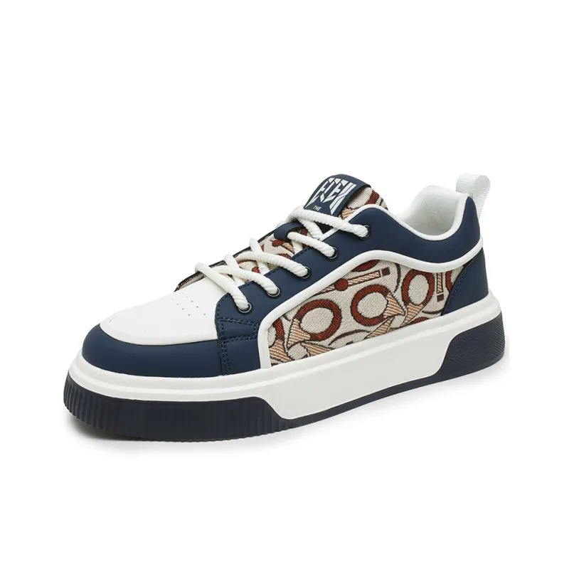 ENRICO COVERI Slip Resistant Cushioning Abrasion Resistant Breathable Low Top Skateboard Shoes Men's-5