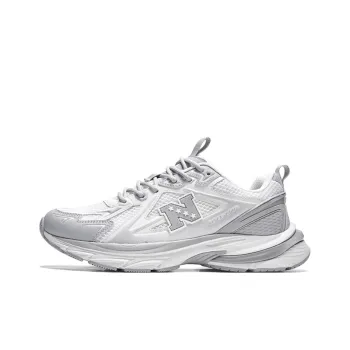 NFL Runner Low Top Casual City Commute Running Shoes Unisex White Gray