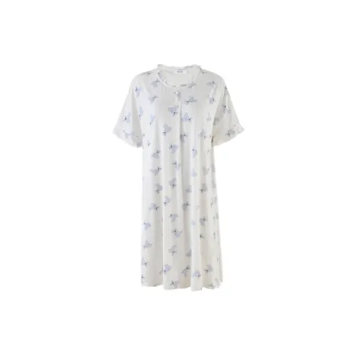 MY BODY Nightgown Women's Milk Blue