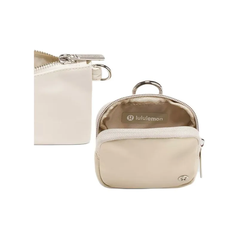 Lululemon Nylon Shoulder Bag, Crossbody Bag Regular Unisex Raw Hemp Blend Bone-4