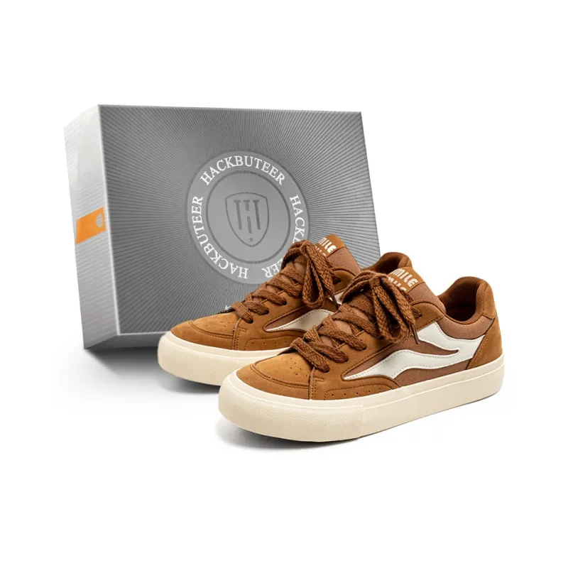 HACKBUTEER Low-Top Canvas Shoes Men's Box Included-5