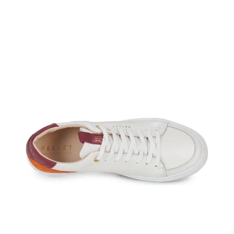 PELLET Simon Low-Top Skateboard Shoes Men's White-4