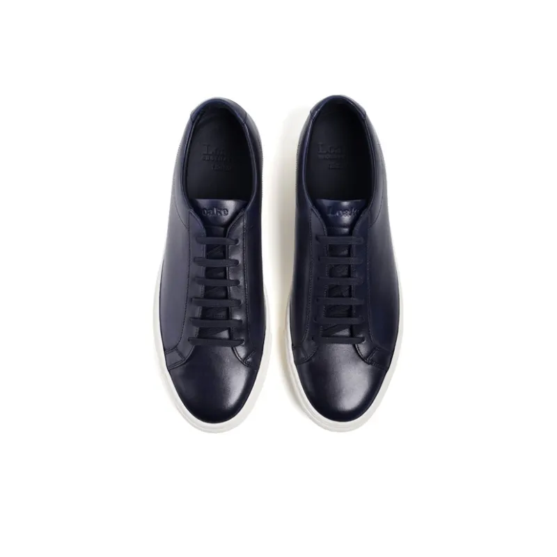 LOAKE Low-Top Skateboard Shoes Men's Marine Blue-3