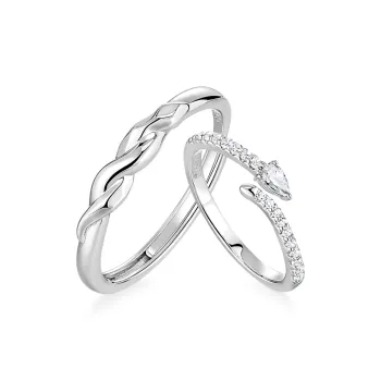 KADER 925 Sterling Silver Rings Unisex